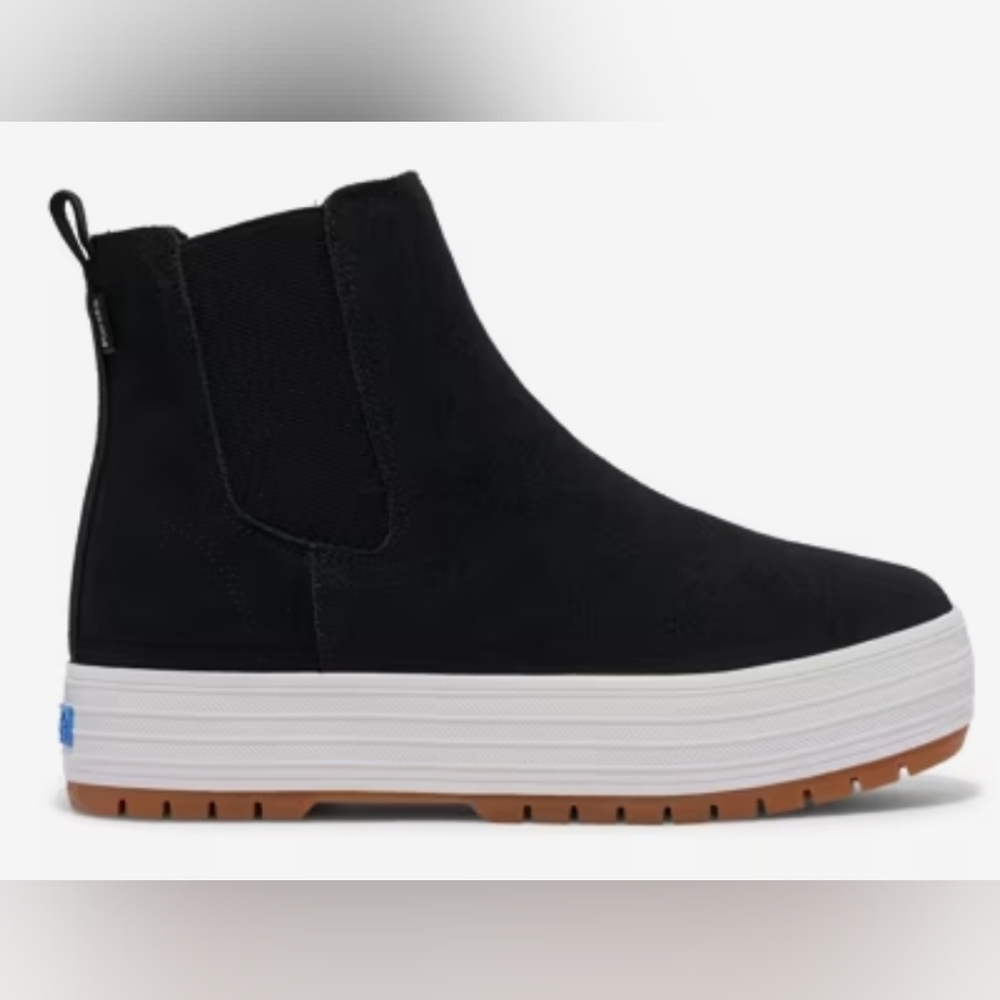 Keds Black and White Ankle Booties Sleek Design For Women
